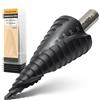 TOOLMAYS Fresa Conica M35 AlTiN, 4-32 mm Fresa Conica per Metallo, 15 Livelli Punta Conica Trapano per Acciaio Inossidabile, Ferro, Alluminio, Plastica e Legno, Hss Punte Coniche Professionali