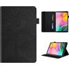 CXTcase Custodia per Galaxy Tab A 10.1 2019 (SM-T510/T515/T517), Ultra Sottile Pelle Tablet Smart Cover Samsung T510 Magnetica Supporto Protettiva Custodia Samsung Galaxy Tab A 10.1 2019, Nero