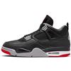 Nike Sneaker Air Jordan 4 Retro Bambino, Platino puro/Oro Metallico-nero-vela, 6 Big Kid