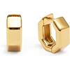 SINGULARU - Orecchini Allegra. Ottone con Placcatura in Oro 18 Kt. Gioielli da Donna