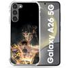 Cokitec Custodia rinforzata per Samsung Galaxy A26 5G Manga One Piece Ace Nero