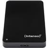 Intenso 6021580 HDD Esterno, 2.5 Pollici, USB 3.0, 2000 GB, Autoalimentato, Nero, 5400 RPM, 6000 Mb/s