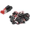 DIGITUS Connettore di Rete RJ45 Cat 6-50 Pezzi Hirose TM21 - Connettore a crimpare Cat6 schermato - per Cavi di Rete, Cavi Patch, Cavi Ethernet - 1GBase-T - 8P8C - AWG 27/7 a AWG 24/7