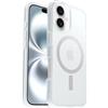 OtterBox Cover per iPhone 16 React Series MagSafe, Resistente a Shock e Cadute Fino, Cover Ultrasottile, Testata a Norme Mil-Std 810G, Trasparente, Senza Retail Package