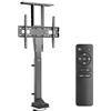 Maclean MC-866 - Supporto per TV Elettrico Regolabile in Altezza, da Montare, 37-65, con Telecomando, Max 50 kg, VESA 600x400