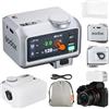 Godox iT30Pro-O iT30Pro O Flash della Fotocamera con Diffusore Bianco Speedlite Camera Flash 560 Flash a Piena Potenza 2,4G Wireless Master&Receiver TTL 1/8000s for Olympus Panasonic DSLR(Argento)