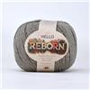 Hello Yarn Reborn - Gomitolo di cotone riciclato, 200 g, filato DK per uncinetto/lavoro a maglia