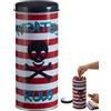 PREMIER Premium Housewares - Barattolo portaoggetti, rotondo, multicolore