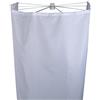 RIDDER Madison Ragno, Cabina Doccia, ombrella, Tenda Vasca da Bagno, plastica (ABS = acrilonitrile-butadiene-stirene), Acciaio Inossidabile, Poliestere, Bianco, 180 cm