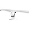 Evotrade Lampada colore CROMO per Specchio Bagno 30 CM - Applique LED Certificata IP44 WaterProof - Luce per Specchiera