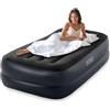 INVOGA BLU WAVE materasso gonfiabile singolo 99x191x42 cm con pompa elettrica integrata e cuscino integrato - letto gonfiabile singolo ideale per tenda campeggio e lettino gonfiabile