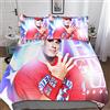 INTCHE Wwe Piumone 3D Stampato Biancheria Da Letto Set Copripiumino in Microfibra Morbida Con Chiusura Cerniera E Federe Cuscino Copripiumino Letto Facile Da Pulire King（220x240cm）