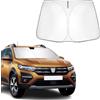 Parasole Interno Per Dacia Jogger 2021-2025, Con Anelli A Molla, Protezione UV, Termoriflettente