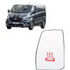ALIGOPARTS Vetro Specchietto Retrovisore Superiore Sinistro Riscaldato per Ford Transit Custom 2012+ | Lato Guida | Sostituisce BK21-17K741-BB, 1766587, 1766588 | Facile da Montare