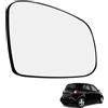Ruolin Vetro Specchietto Retrovisore Destro, Vetro Specchio Retrovisore Esterno Auto Compatibile con Smart Fortwo Forfour 2015-2019, Compatibile con Renault Twingo III 2015-2019