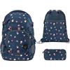 Southbag coocazoo MATE - Set di 3 zaini per ragazze e ragazzi dalla 4a classe con zaino, Bubble Dreams, Taglia unica