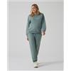 Prénatal Pantalone gravidanza in felpa verde chiaro