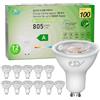 GY Lampadina LED GU10, 4.5W Equivalenti a 100 Watt Alogeni, 805 Lumen, Lampadina LED 2700K Bianco Caldo, Attacco GU10 Lampada Faretto LED 36°, Lunga Durata e Basso Consumo, 12 Pezzi