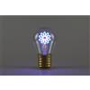 BHMAOYN Lampada LED con USB e Batteria | Stile Edison con Design Crisantemo | Elegante Lampada Decorativa per Soggiorno, Meditazione, Relax | Bianco Caldo