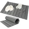 Bourske Tappetino scolapiatti grande per bancone della cucina, 60 x 39 cm, ecologico, tappetino ad asciugatura istantanea, tappetino assorbente in terra di diatomee, tappetino pieghevole e ad
