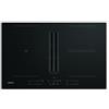 Hotpoint Ariston TVH80FB01 Piano Cottura da Incasso induzione con cappa integrata 82 cm 4 Zone FlexiZone versione Aspirante Vetroceramica Nero