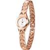 Avaner Orologio da polso da donna, ultra sottile, con strass, analogico, al quarzo, per donne e ragazze, E-oro rosa, moderno, minimalista