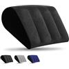 Prosixtoy Cuscino Supporto Lombare Pillow-Cuscino per Gambe Cuscini per Dormire Cuscino da Viaggio Gonfiabile-Materassino Campeggio Cuneo Cuscini Schienale Divano Cuscino Ginocchia Cuscino Posturale(Nero)