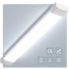 Anten Plafoniera da Officina 120cm 36W (1pz) | 4000lm Collegabili Tubo Neon LED | Bianco Freddo(6000K) IP65 Impermeabile Plafoniere LED a Soffitto, per Garage Ufficio Cantina Cucina Supermercato