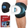 MitButy Ginocchiera Ortopedica - Tutore Ginocchio Regolabile con Apertura Rotulea e Imbottiture in Gel Integrate, Palestra, Artrosi Ginocchio - Fascia per Ginocchio e Supporto Sportivo per Uomo&Donna