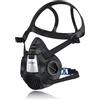 Dräger X-plore 3500 semimaschera | Taglia L | Respiratore riutilizzabile per l'uso con filtri a baionetta sostituibili