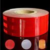 PETGDS 5cm x 10m Nastro Adesivo Riflettente, Nastro Riflettente di Sicurezza per Riflettori, Marchio di Sicurezza per Auto/Moto/Bicicletta/attività Notturna (Rosso)