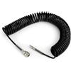 TAILONZ PNEUMATIC Black 10M Tubo flessibile a spirale per aria in PU con diametro esterno di 8 mm, (con attacco rapido e nipplo a innesto, materiale del tubo in PU)