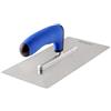 HOGARD Frattazzo per Stucco in Acciaio Inox | Spatola Americana con Manico Morbido Frattazzo per Lisciare Made in EU | 270 x 130 mm