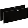 PATIKIL 2pz Saldatura Telo Ombra 9 Vetro 4-1/4x 2 Nero Oscuranti | Temprato Vetro, Piastre Filtranti Coperture Sostituzione, per Casco Saldatura Cappuccio