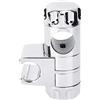 Kuuleyn Staffa per doccia, staffa doccia, bar docci, staffa per soffione doccia, supporto per morsetto regolabile per soffione doccia da bagno in ABS con foro da 25 mm