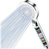 Magichome Soffione Doccia con Filtro a 20 Fasi, soffione doccia anticalcare, Soffione Doccia ad Alta Pressione e Risparmio Idrico con 5 Tipi di Getti