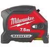 MILWAUKEE Flessometro Mt.7,5 con Luce LED 100 Lumens - Ricaricabile - Antiurto