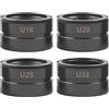 TIHOOK 4 ganasce a pressione U16 ~ U32, inserto a forma di U per 16 mm, 20 mm, 25 mm, pinza a pressione da 32 mm, per pinze a pressione + ganasce intercambiabili, tubo di rame, tubo in acciaio inox
