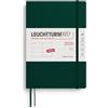 LEUCHTTURM1917 372741 Agenda settimanale Medium (A5) 2026, copertina morbida, verde foresta, inglese