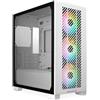 Cooler Master Elite 301 Bianco - Mini-Tower (Micro-ATX, ITX), 3 Ventole Aspirazione ARGB 120 mm (1200 RPM), Supporta Radiatore Fino 280 mm o GPU da 365 mm, Copertura PSU Ventilata, USB 3.2 Gen1 Type-C