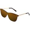 CLANDESTINE - Occhiali da Sole Way 4 Habana Brown - Lenti in Nylon Marrone e Montatura in Acciaio - Occhiali da Sole Unisex - Smart Vision Technology - Più Nitidezza e Meno Riflessi