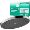 hansgrohe Activera S - Soffione doccia a risparmio idrico 6 l/min (EcoSmart+), Doccia a pioggia rotondo (240 x 240 mm) con 1 getto per montaggio a parete/soffitto, cromo, 28057000