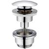 Cornat Push Up valvola di scarico con pulsante, 1 1/4 pollici, per lavabo, cromata, T317421OH