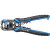 HÖGERT TECHNIK Pinza spelafili automatica e pinza da taglio 210 mm, 0,05-10 mm², acciaio SK5, funzione di crimpatura e taglio, impugnatura ergonomica, precisa e durevole