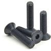 SEIDER Viti Filettate Sinistrorse M4 M5 M6 M8 M10 M12 Grado 10.9 Acciaio Legato Vite A Testa Piatta Con Esagono Incassato(M4x10 (20pcs))