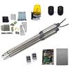 FP-TECH KIT AUTOMAZIONE CANCELLO BATTENTE 2 ANTE MOTORE APRICANCELLO ELETTRICO 24 V 220V (250 Kg Per Anta 40 W 24 V)