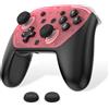 Generico Guscio per controller gamepad Guscio di ricambio per controller Custodia con copertura per pulsante Thumpstick controller per Switch 2 Pro (Rosa)