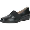 CAPRICE Comfort Mocassini da Donna in Pelle Larghezza H, Nero (Black Nappa), 42 EU