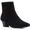 Clarks Stivali Teresa Moda Donna, Scarponi Camoscio nero, 42 EU