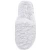 Laura Ashley Ladies All Over Plush W/Memory Foam Slippers